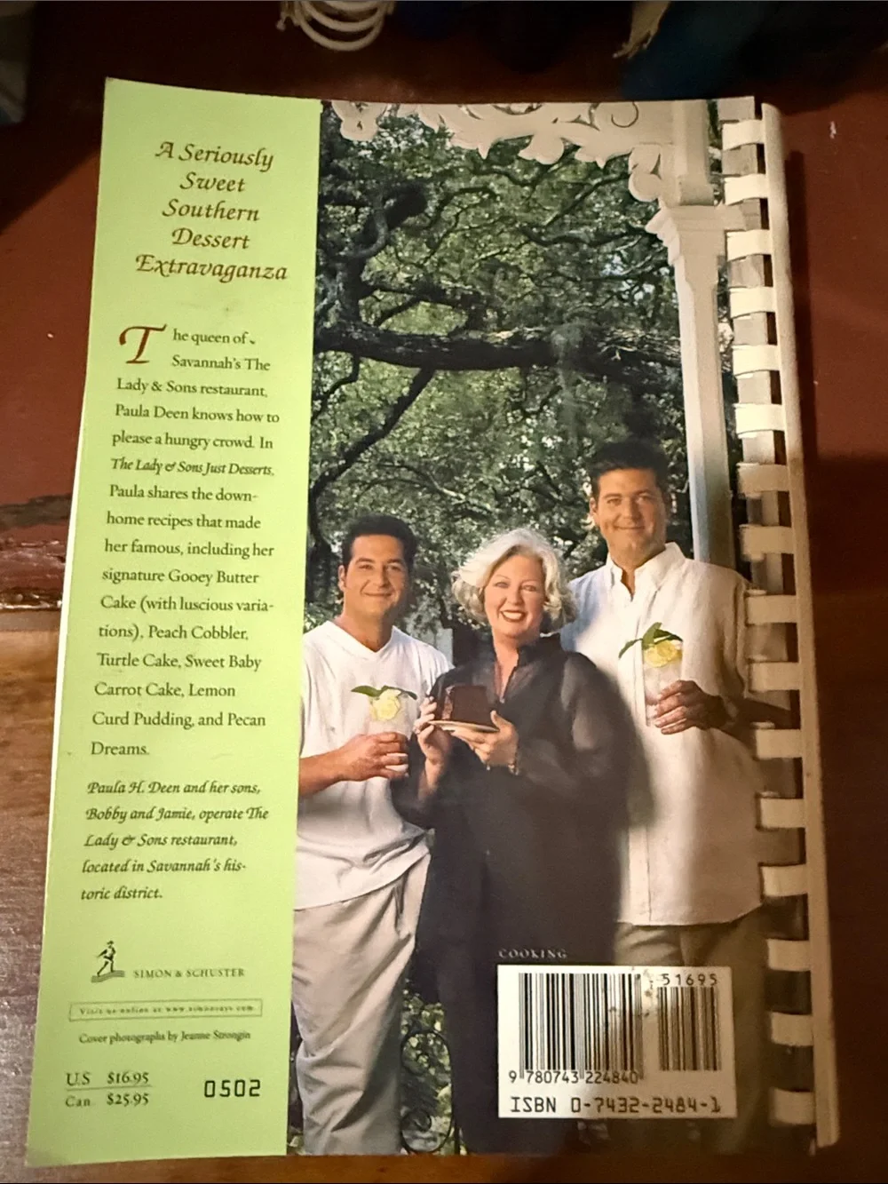 The Lady & Sons Just Desserts — White Cover Cookbook